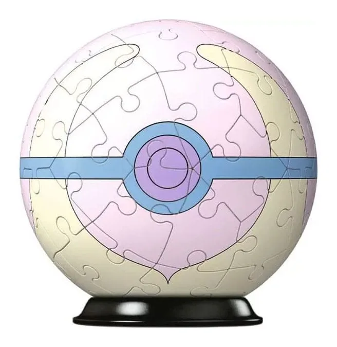 Ravensburger - Puzzle 3d Niños Pokemon Pokeball Bola Cura | Puzzles 3d Para Niños De 6 Años O Más | Maquetas Para Montar De 55 Piezas | Regalo Niño 6 Años O Más
