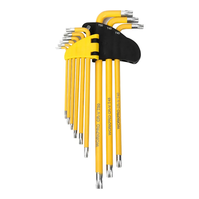 WORKPRO Juego Llaves Torx Largo 9 Piezas