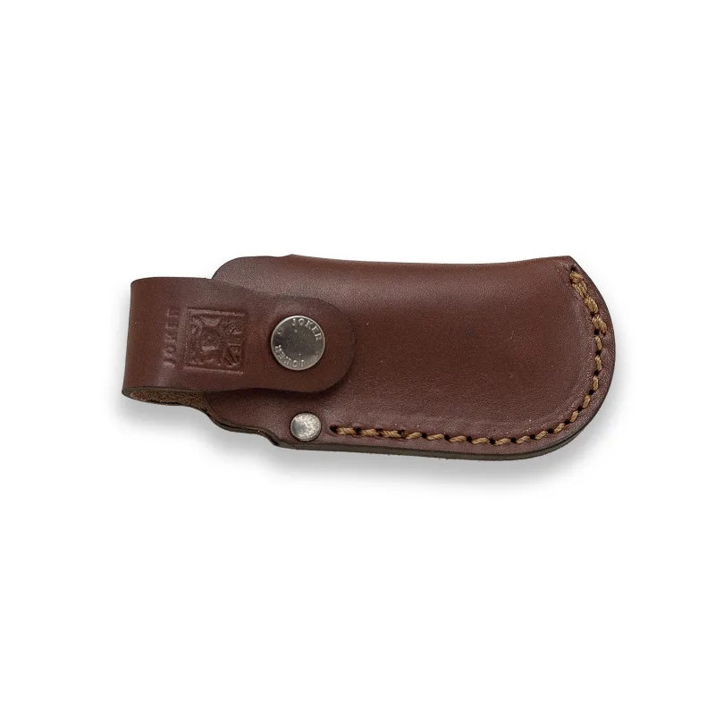 Funda de cuero Joker FB13 para navaja, color marrón, tamaño 118 x 40 mm
