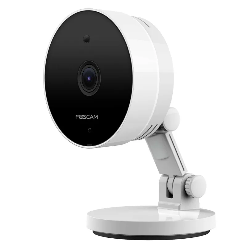 Foscam C5M 3K 5MP Cámara de seguridad WLAN de doble banda con visión nocturna de hasta 8 metros, audio bidireccional, detección de sonido y movimiento, compresión de video H.264+/H.264