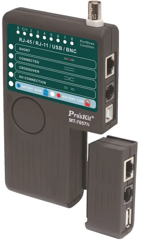 Tester Red Rj45 Utp Ftp Rj11 Rj12 Bnc Y Usb Nt001