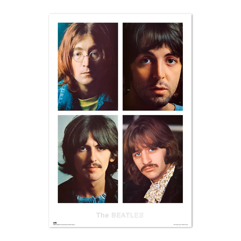 Grupo Erik Poster The Beatles White Album - Poster Anime 61x91,5 cm - Lamina decorativa a todo color | Laminas decorativas pared ideal decoracion pared - Posters para pared, Decoracion habitacion