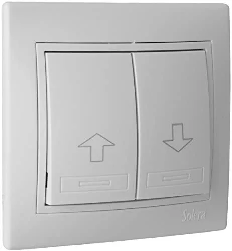 PULSADOR DE PERSIANA 83X81X10MM 10A 250V S.Europa SOLERA