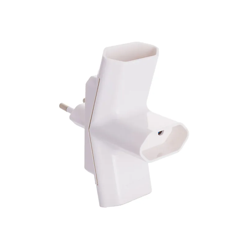 CLAVIJA 3 TOMAS BIPOLAR 10A 250V 4mm (5098EX) SOLERA