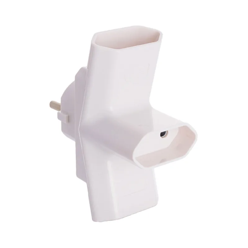 Clavija 3 Tomas Bipolar 16A 250V 4mm Blanco - Solera 15097