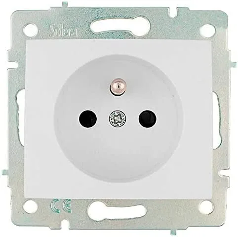 SOLERA BASE BIPOLAR CON T/T LATERAL 16A 250V CON TOMA FRANCESA S.EUROPA