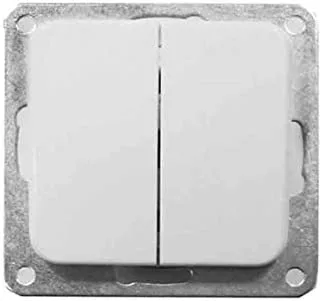 EDM 65306 Doble Interruptor Empotrar Serie Term, Multicolor