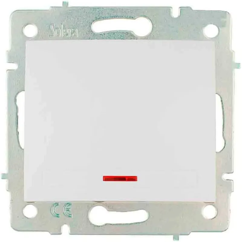 SOLERA CONMUTADOR/INTERRUPTOR LUMINOSO 10AX 250V S. EUROPA