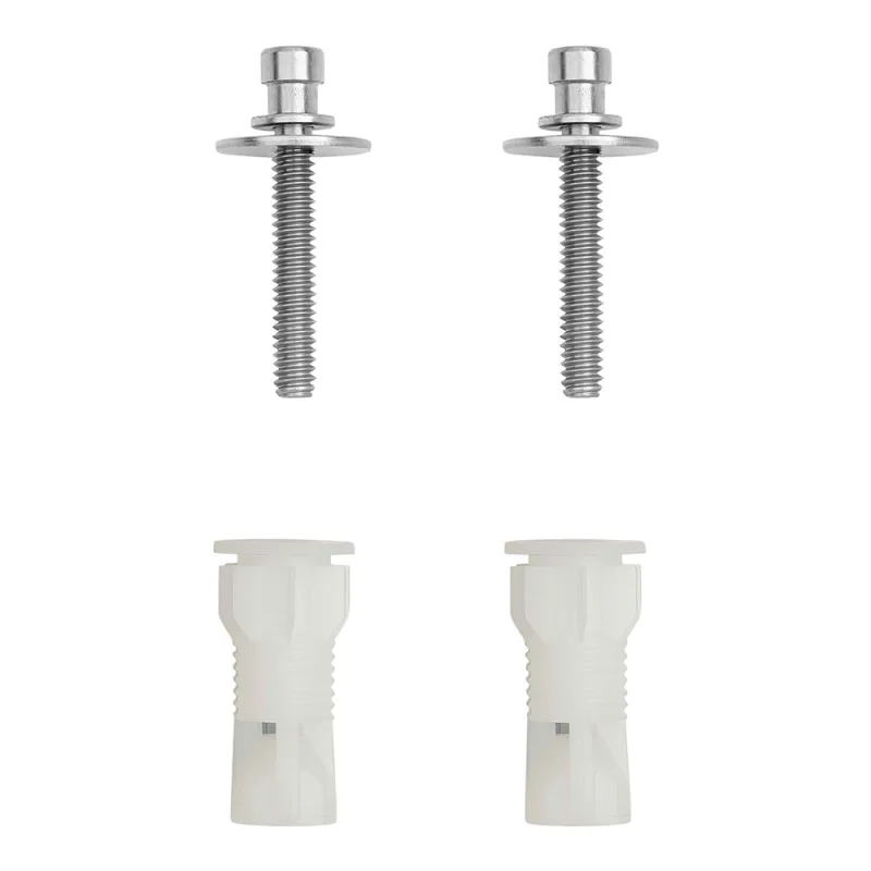 Bisagras desmontables para fijación de asiento de inodoro de Roca