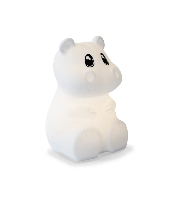 KIDYWOLF Hippo luz nocturna para bebés Independiente Blanco LED