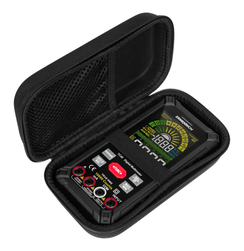 Multímetro digital Ermenrich Zing TC40