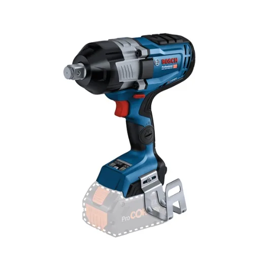 Bosch Professional 18V System atornillador de impacto a batería BITURBO GDS 18V-1600 HC (1600 Nm par de apriete y 2200 par de arranque, incl. gancho para escalera, sin batería/cargador)