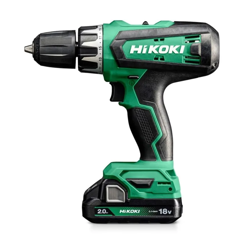 Hikoki DV18DFWQZ Taladro Combinado a Batería Del Litio, 2 Cargador, 18V, 50 Nm