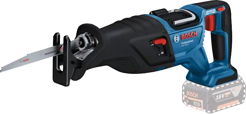Bosch GSA 185-LI 2900 spm Negro, Azul