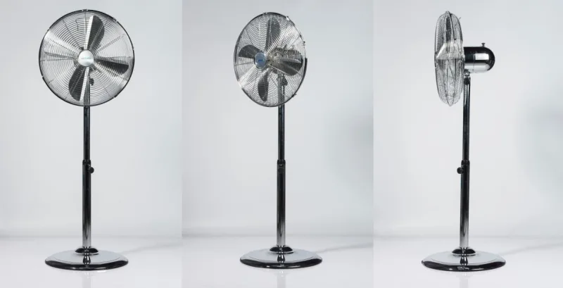 Ventilador de Pedestal 40cm 16'' ROTATIVO, 3 velocidades, 50W