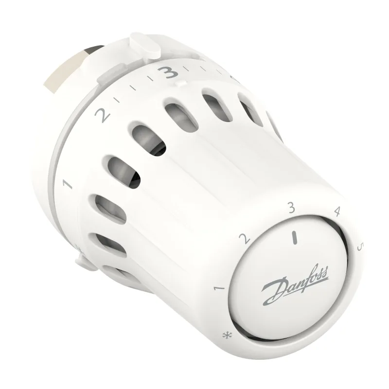 Danfoss 015G3030 React M30x1.5 Cabezal termostático mecánico 8 hasta 28 °C, Blanco