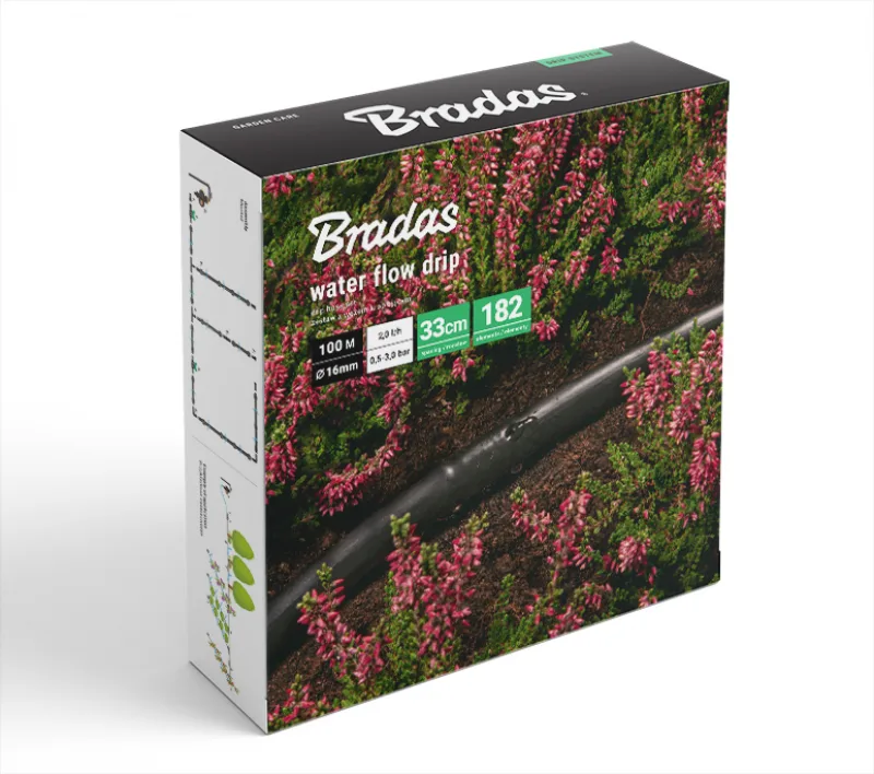 Tubo de riego por goteo Water Drip, set de 100 metros, sistema eficiente para riego de jardines, cultivos, ahorro de agua, fácil instalación.