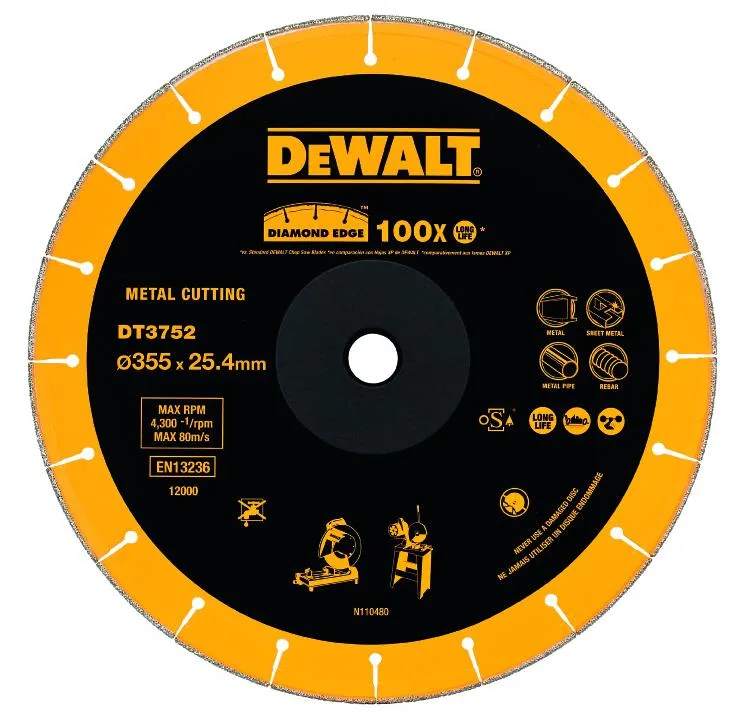 DeWalt DT3752-QZ Disco de Diamante Extreme para tronzadora