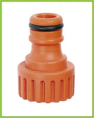 Ramp Conexión para Grifo 1/2" con Rosca Interna, fácil instalación, materiales resistentes, ideal para mangueras de jardín, uso exterior, color negro.