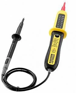 STANLEY FATMAX FMHT82566-0, comprobador de tensión 400V CA/CC, detección de voltaje instantánea, comprobación de polaridad, función RCD, protección IP54