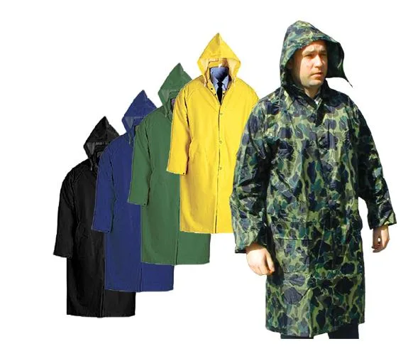 Capa de PVC, talla XXL, ideal para protección en trabajos industriales y exteriores, resistente al agua, duradera, ligera, cómoda y fácil de usar para condiciones adversas