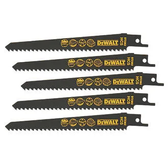 Cuchilla de sierra de sable, marca DeWALT, modelo DEWDT2362QZ, uso en corte de materiales resistentes, tamaño 152 mm, alta precisión, durabilidad, compatible universalmente