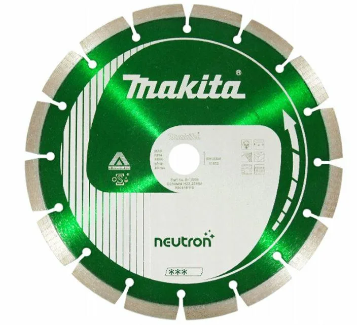Makita B-12930 - Disco De Diamante Neutron 230X22,23 Segmento 10 Mm Enduro + 3D Diamondgrid + Núcleo Estándar