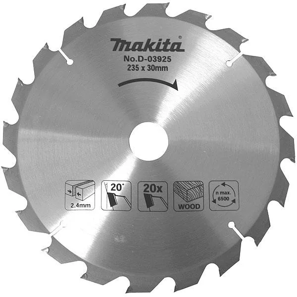 Makita D-03931 hoja de sierra circular 23,5 cm 1 pieza(s)
