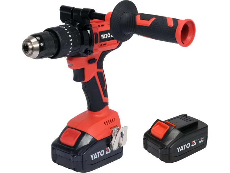 Yato YT-82791 taladro 2100 RPM Sin llave 1,4 kg Negro, Rojo