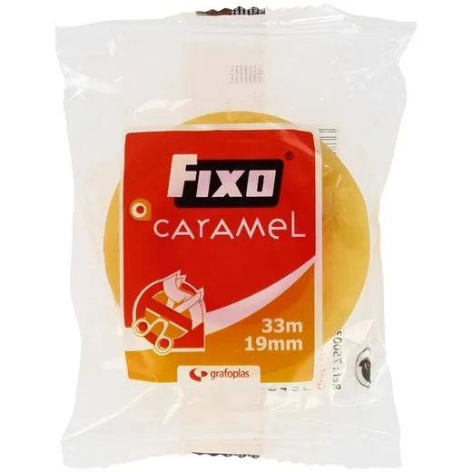 Fixo 75003300 cinta adhesiva para manualidades 33 m Caramelo