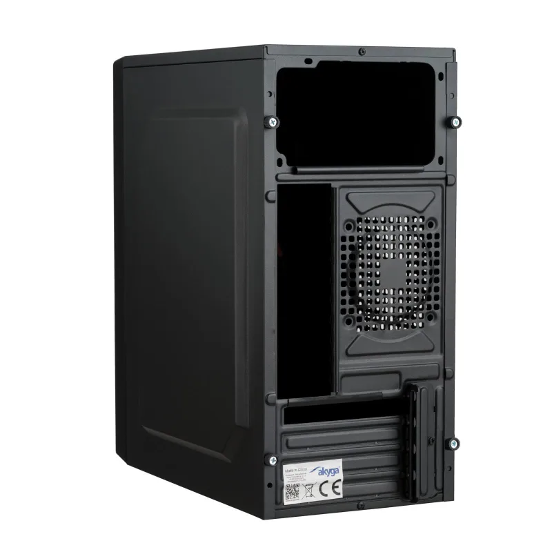 AKYGA Caja Micro ATX AK35BK 2X USB 2.0 Negro SIN Fuente