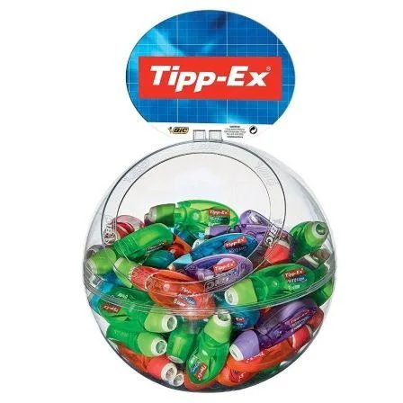 Tipp-ex cinta correctora tipp-ex micro tape twist 5mmx8m expositor -60u-