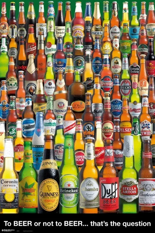 Grupo Erik Editores Poster Cervezas - To Beer Or Not To Beer