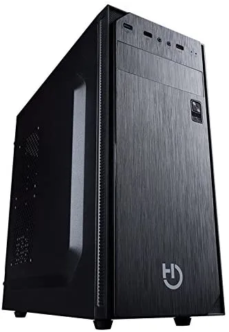 Hiditec Caja ATX PC Gaming KLYP | Carcasa de Ordenador Compatible ATX y Micro ATX | Diseño Elegante | Gran refrigeración | Configuración de Alto Rendimiento