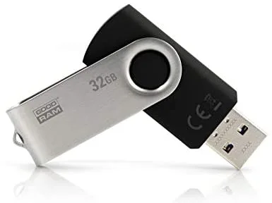 Goodram UTS3 unidad flash USB 32 GB USB tipo A 3.2 Gen 1 (3.1 Gen 1) Negro
