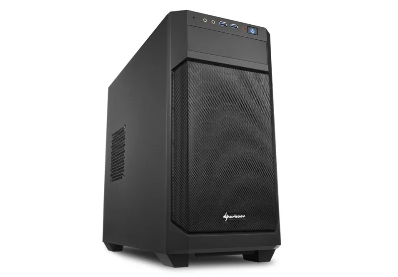Sharkoon V1000 - Caja de Ordenador, PC Gaming, MICRO-ATX, Negro