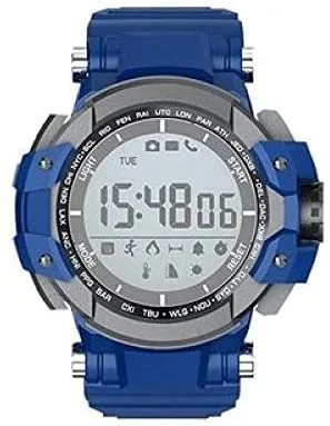 Billow Technology XS15BL - Reloj Digital para Unisex Adultos, Color Gris/Azul