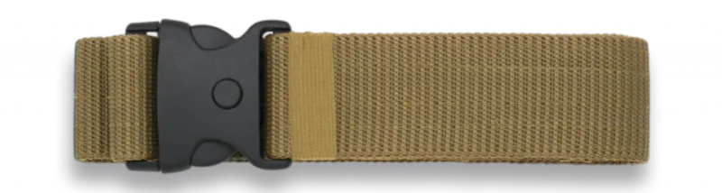 Cinturón de Nylon rígido Coyote con hebilla PVC con cierre de seguridad Martinez Albainox