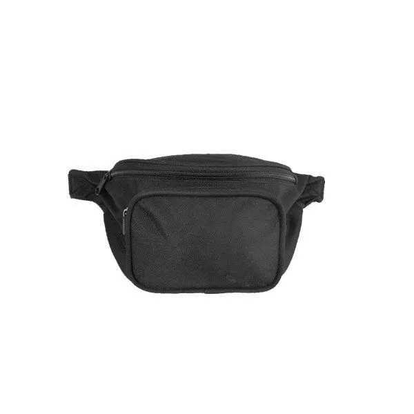 Riñonera Negra 25 x 15 cm 100% poliéster Parabellum 50117