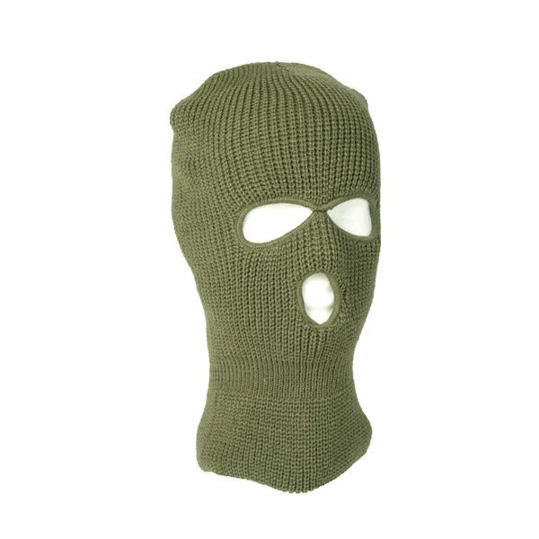 Balaclava de color Verde con 3 Aberturas Parabellum 50045