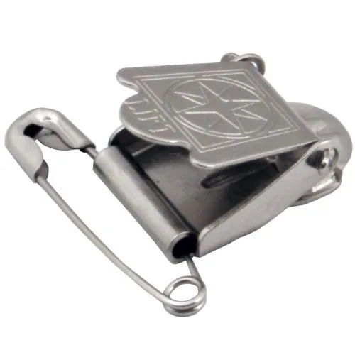 Portadorsal clip de mordaza con imperdible