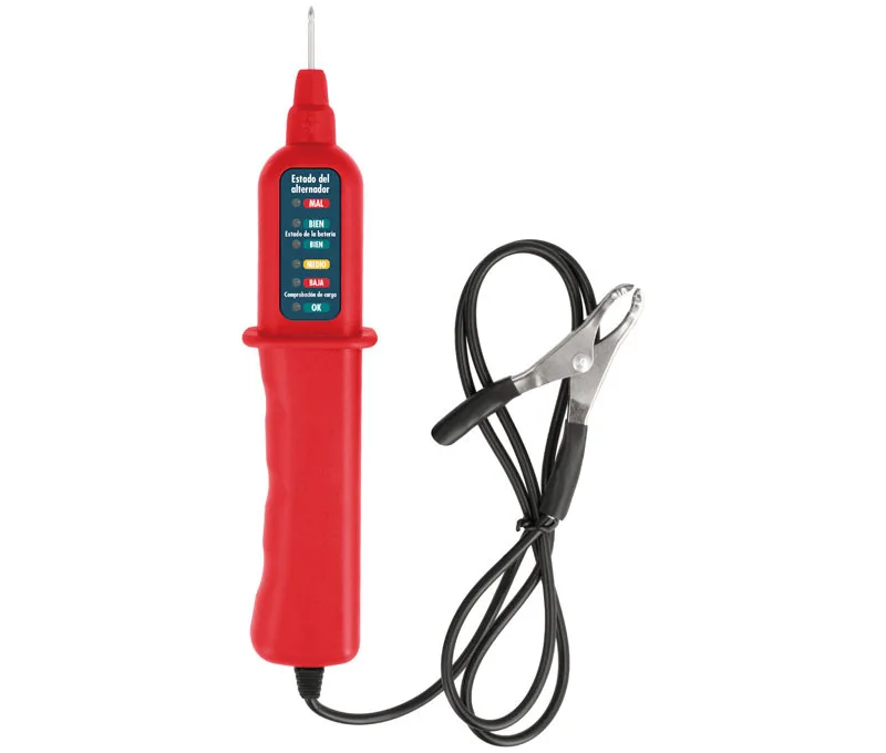 Comprobador Baterias Plomo 12V Cable De Prueba 0.8m