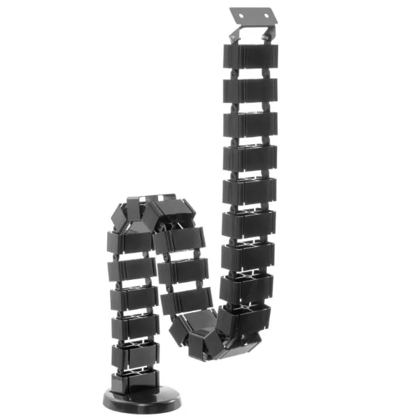 Equip 650808 organizador de cables Piso Negro 1 pieza(s)