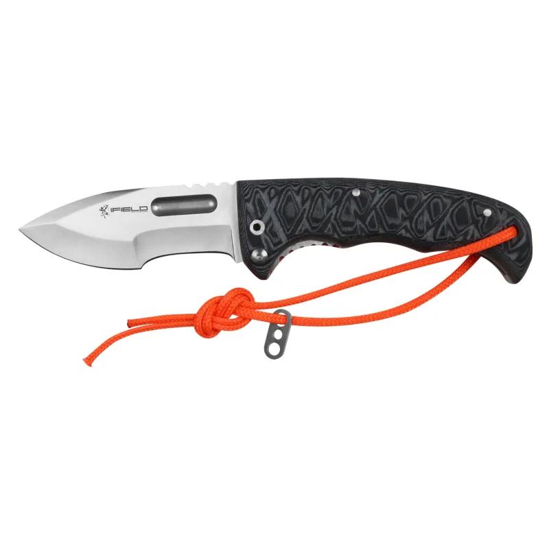 Navaja de supervivencia convertible en cuchillo iField Workout EL29120, hoja de 10,1 cm, tornillería que soporta hasta 800 kg de presión, herramienta multifunción para caza, pesca, aventura