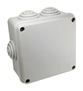 Caja Conexiones Cuadrada Estanca 105x105x55mm