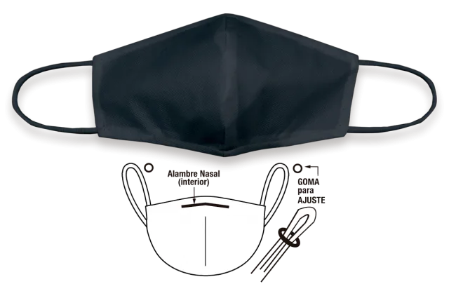 Acc. Facial Tnt Negra. No Homologada