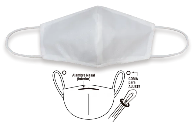 Acc. Facial Tnt Blanca. No Homologada