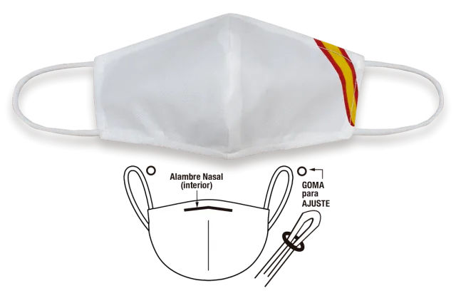 Acc.facial Tnt B.españa. No Homologada