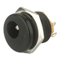 Base Alimentacion DC Chasis Pin Central 2,4mm 6,3x2,4mm