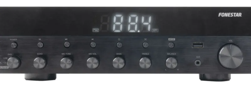 Amplificador Estereo HiFi BT/USB/FM 60+60Wrms